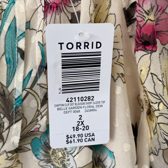 NWT Torrid size 2 top - Picture 2 of 2